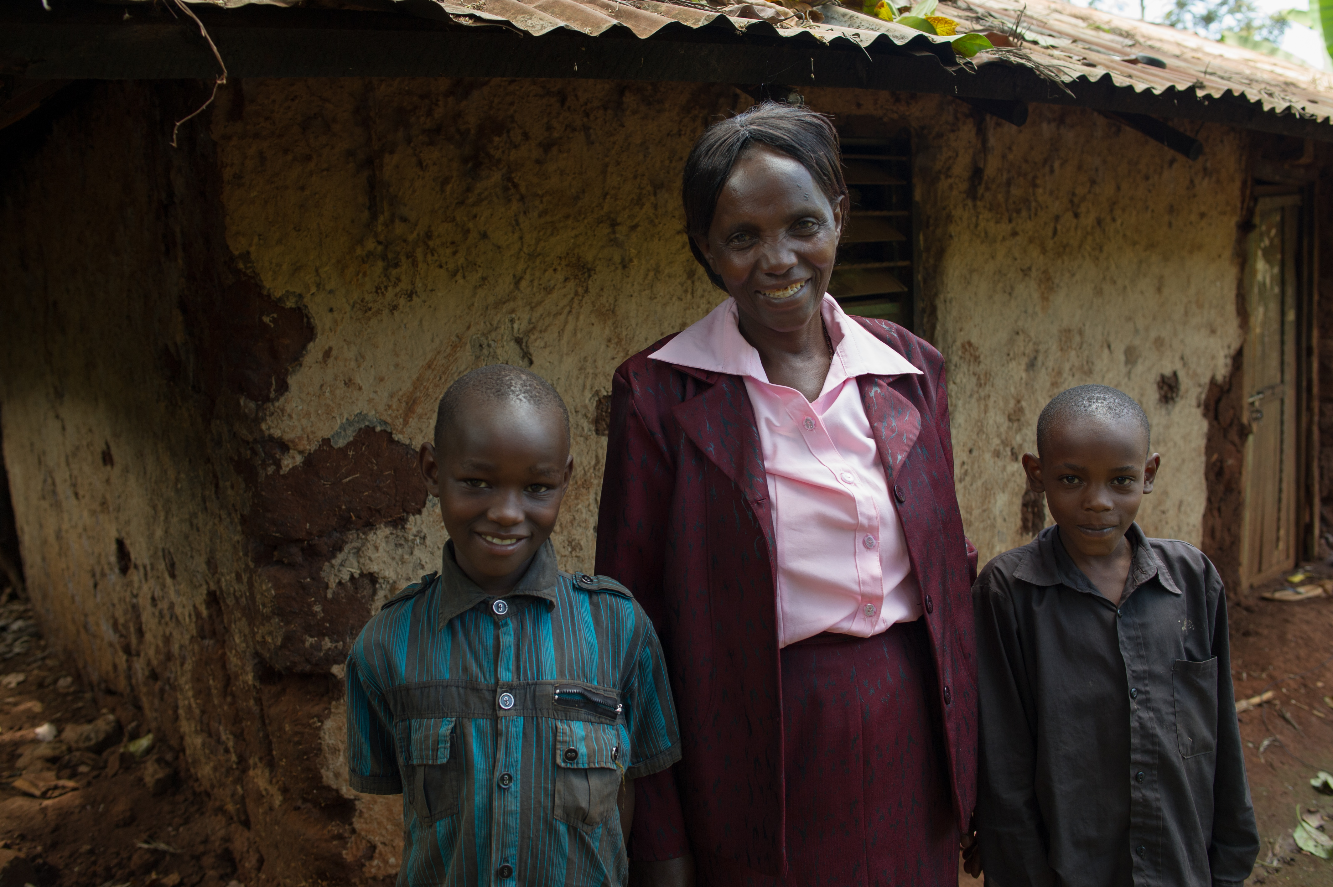 Lillian, Paula and Ian in Kenya.