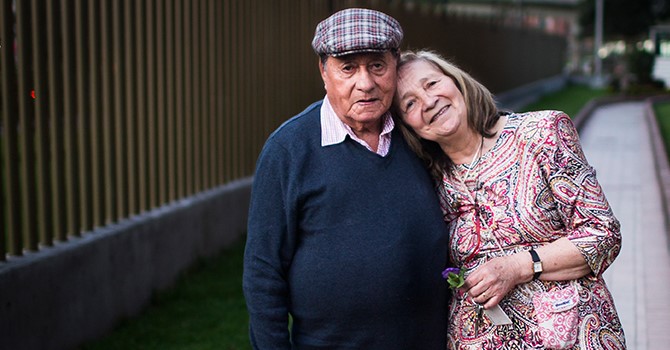 Older couple in Colombia.